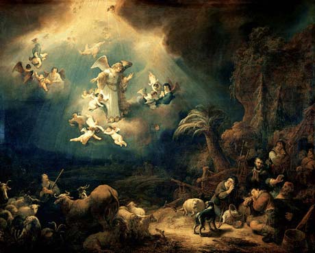 Govert Flinck - Angels and the Shepherds